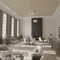 Ekena Millwork 33W x 33H x 38T Small Cameron Decorative Fretwork Wood Ceiling Panels, Wood Paint Grade CELW33X33X0375CAMMF - alternate 9